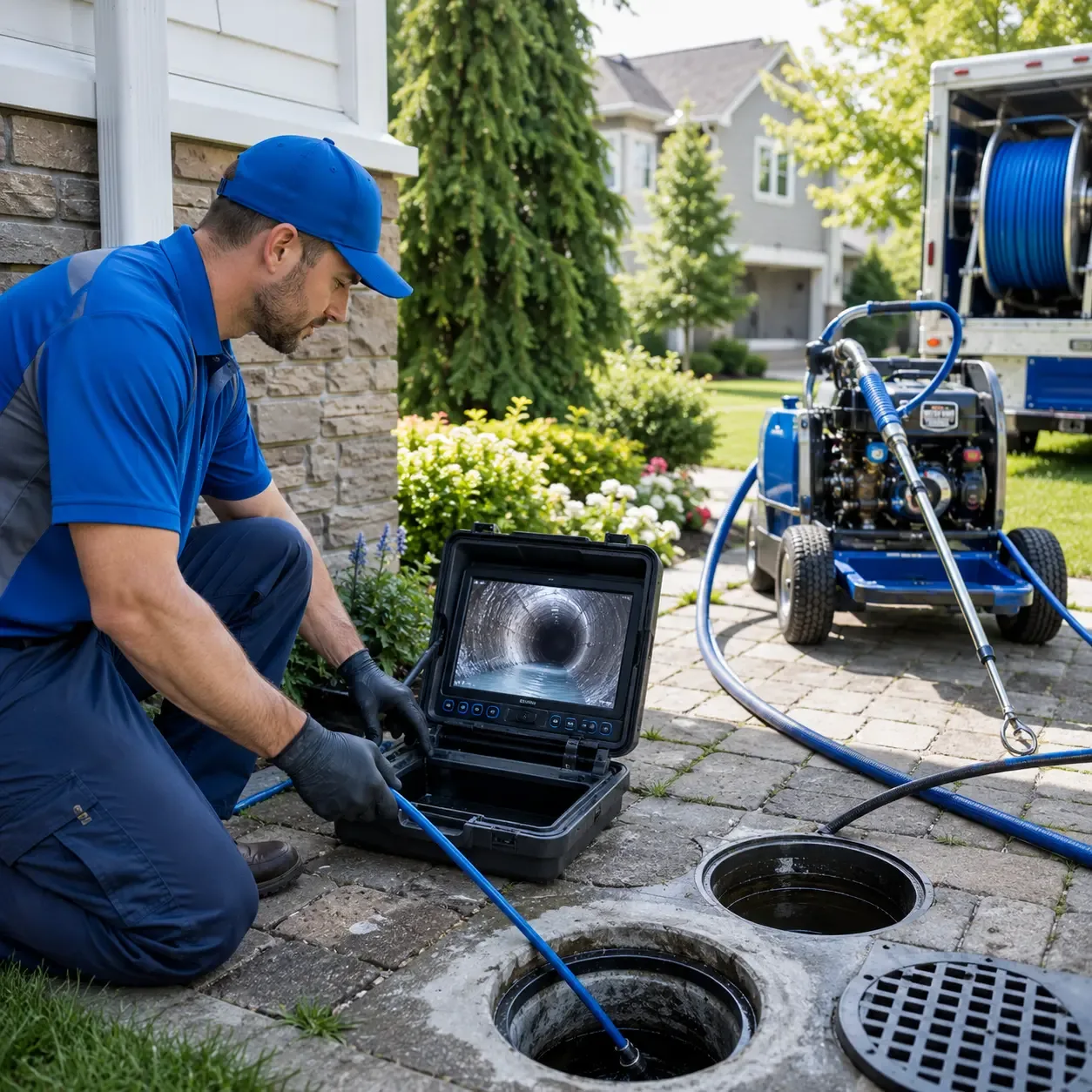 Outdoor drain cleaning professionals serving Marietta, NC