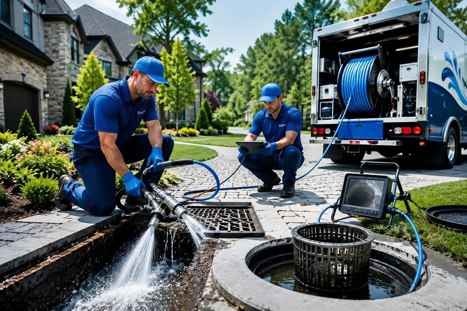 Local outdoor drain cleaning professionals in Marietta, NC